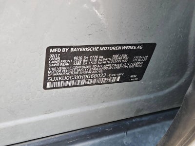 2017 BMW X6 sDrive35i Sports Activity Coupe