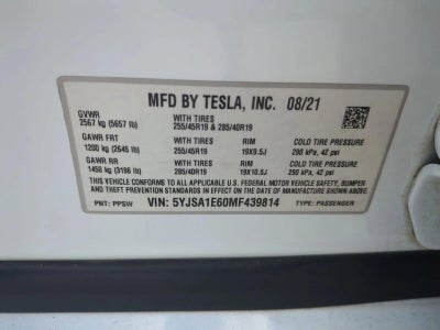 2021 Tesla Model S Plaid AWD