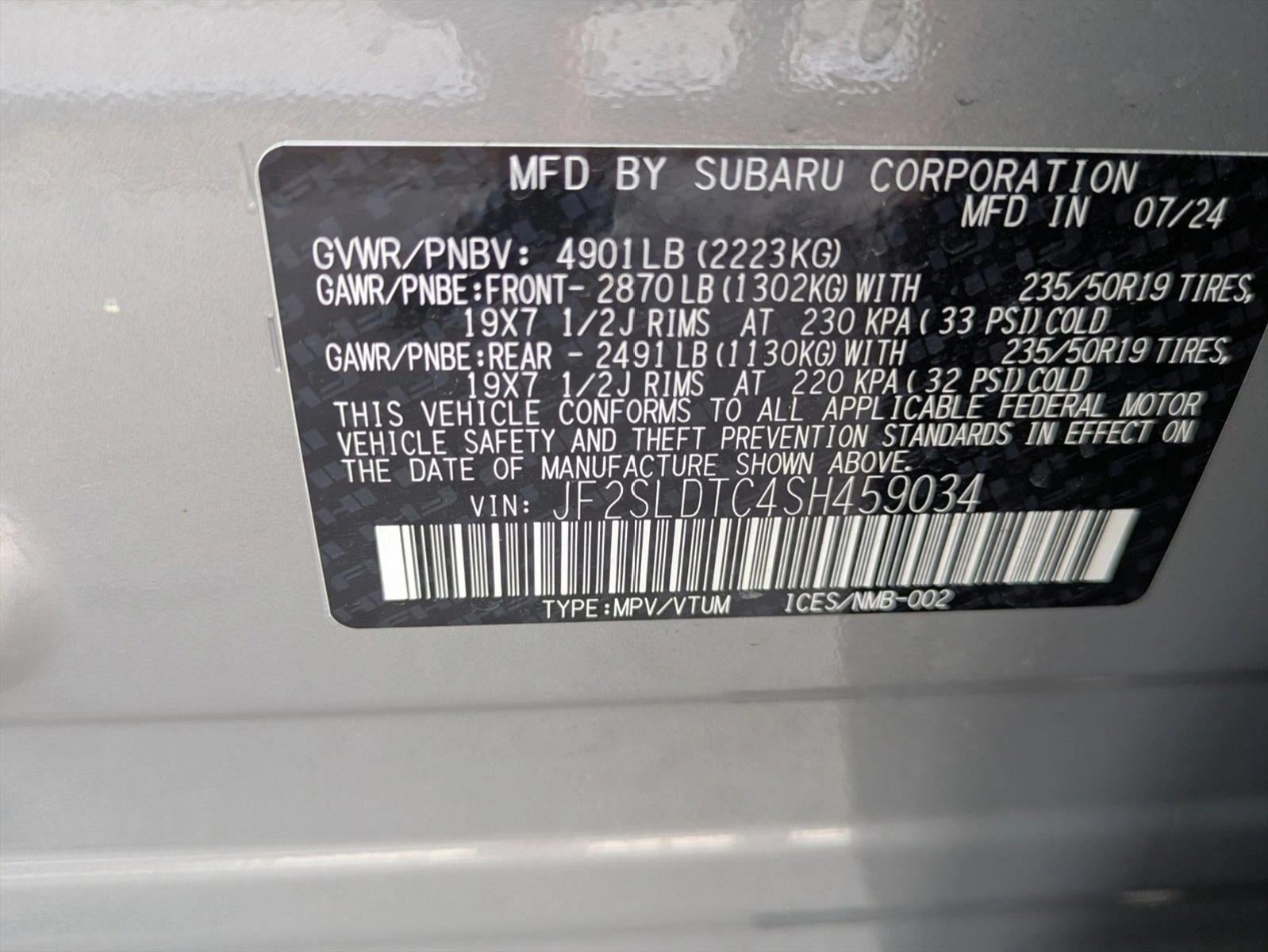 2025 Subaru Forester Touring AWD