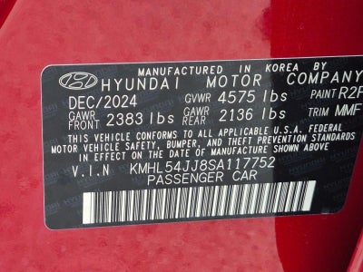2025 Hyundai SONATA Hybrid Limited FWD