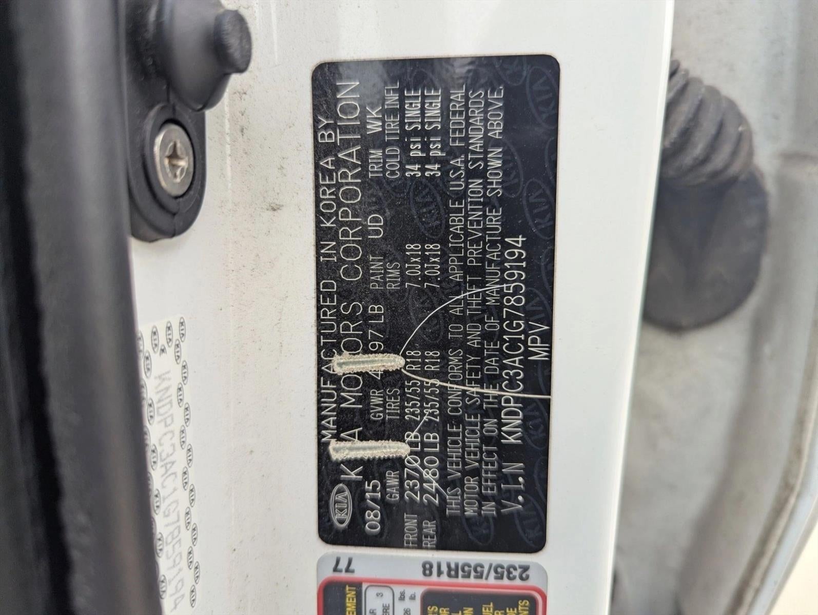 2016 Kia Sportage FWD 4dr EX