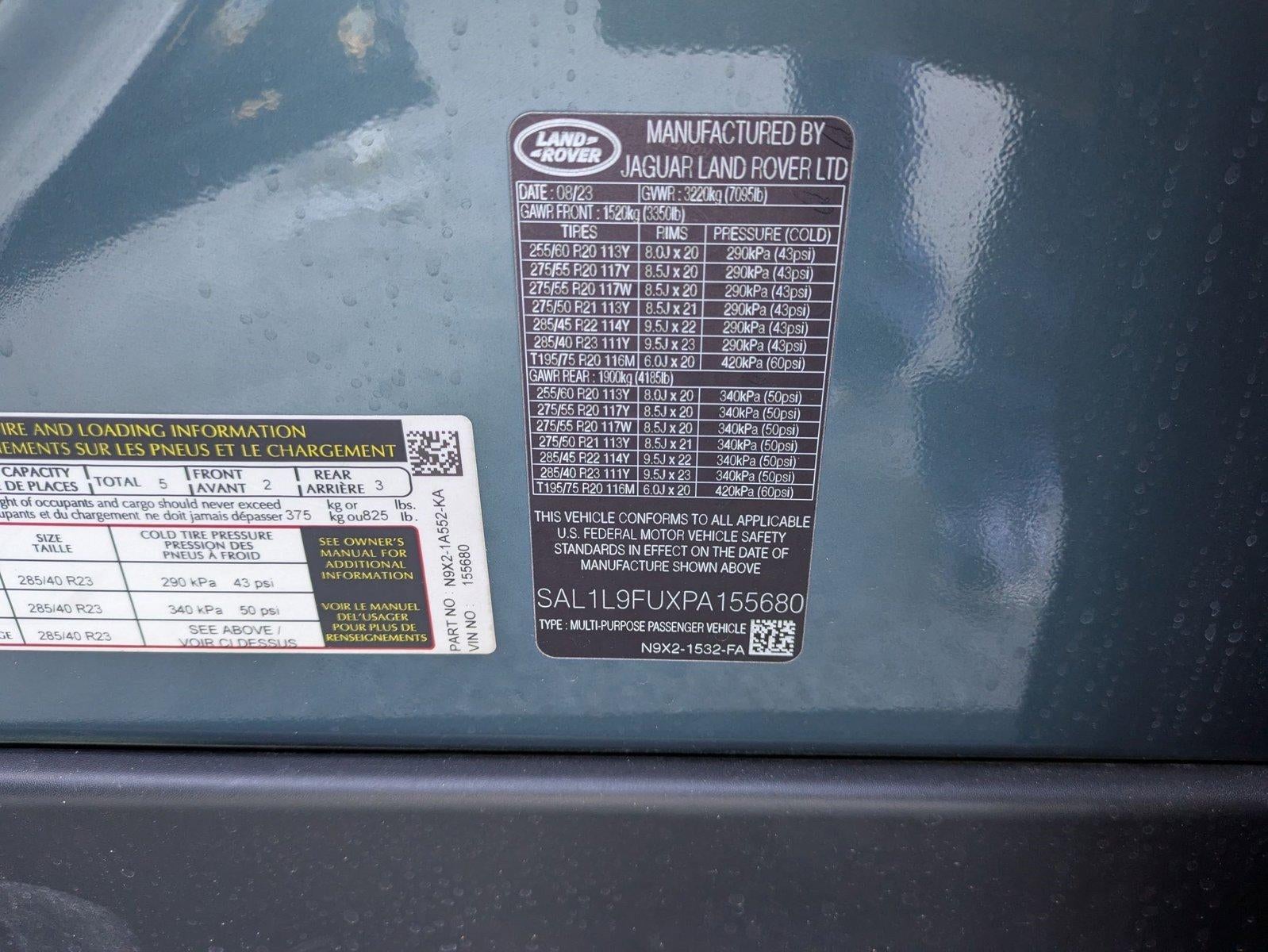 2023 Land Rover Range Rover Sport P400 SE Dynamic