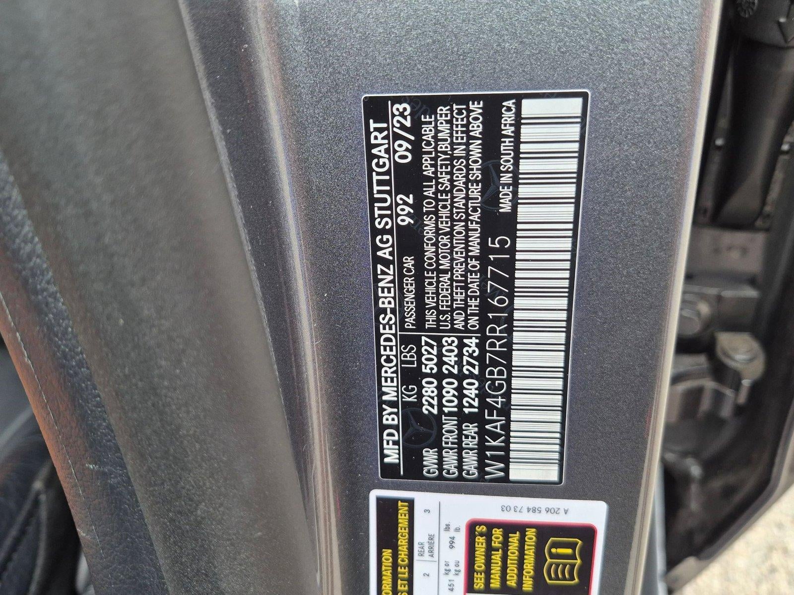 2024 Mercedes-Benz C-Class C 300 Sedan