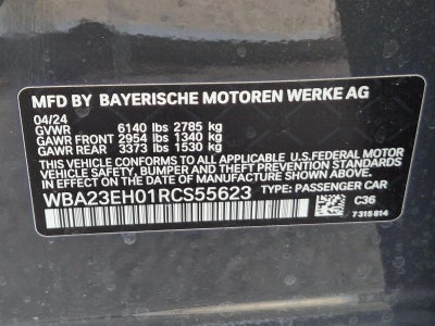 2024 BMW 740i Sedan