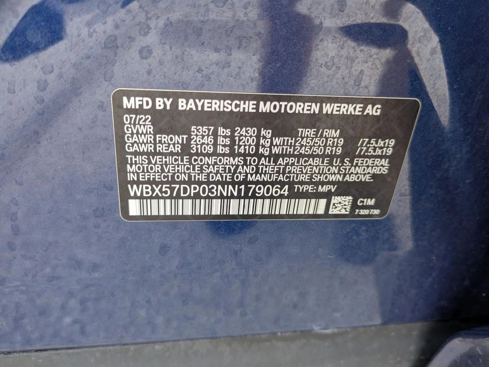 2022 BMW X3 xDrive30i Sports Activity Vehicle