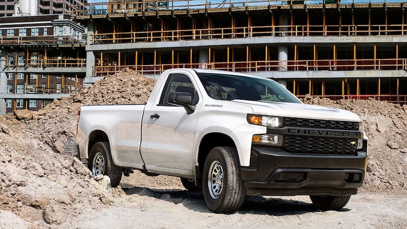 Silverado 1500 at construction site